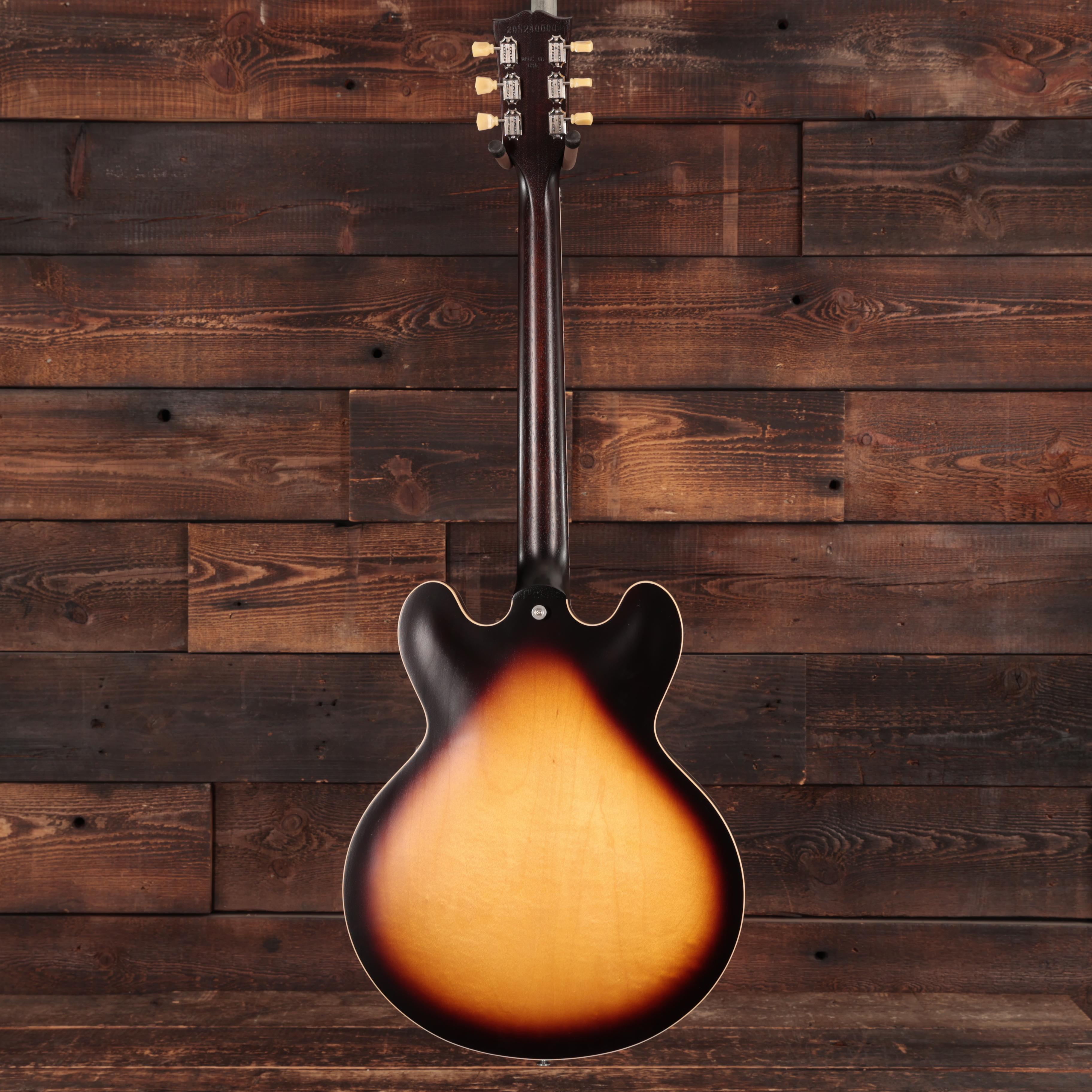 Gibson USA ES-335 Satin in Satin Vintage Burst - Andertons Music Co.